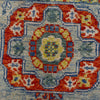 Mamluk Area Rug Handmade Blue Medallion 5x8 ft