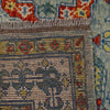 Mamluk Area Rug Handmade Blue Medallion 5x8 ft