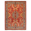 Shirazi Area Rug Handmade Red Medallion 4x7 ft