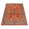 Shirazi Area Rug Handmade Red Medallion 4x7 ft