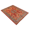 Shirazi Area Rug Handmade Red Medallion 4x7 ft
