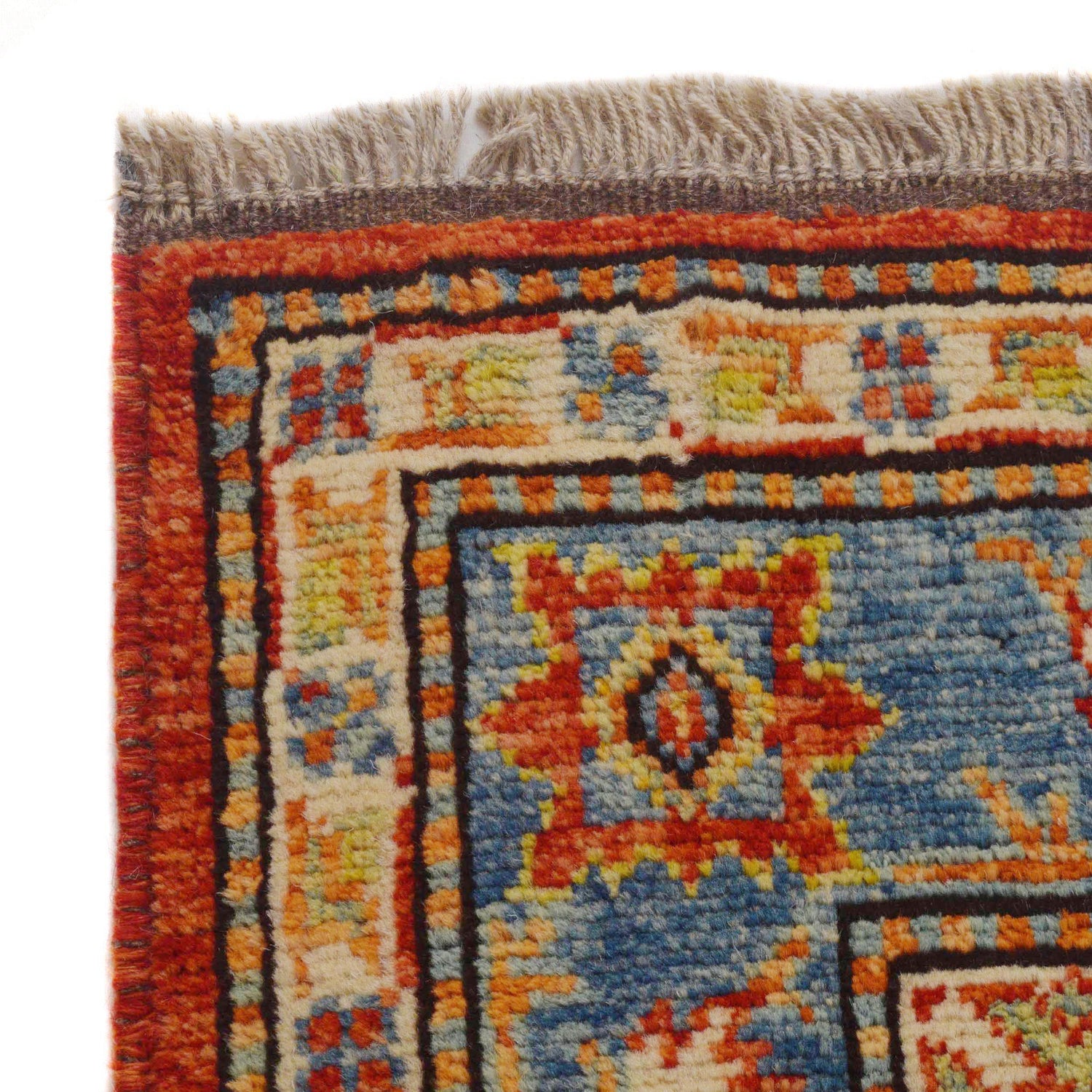 Shirazi Area Rug Handmade Red Medallion 4x7 ft