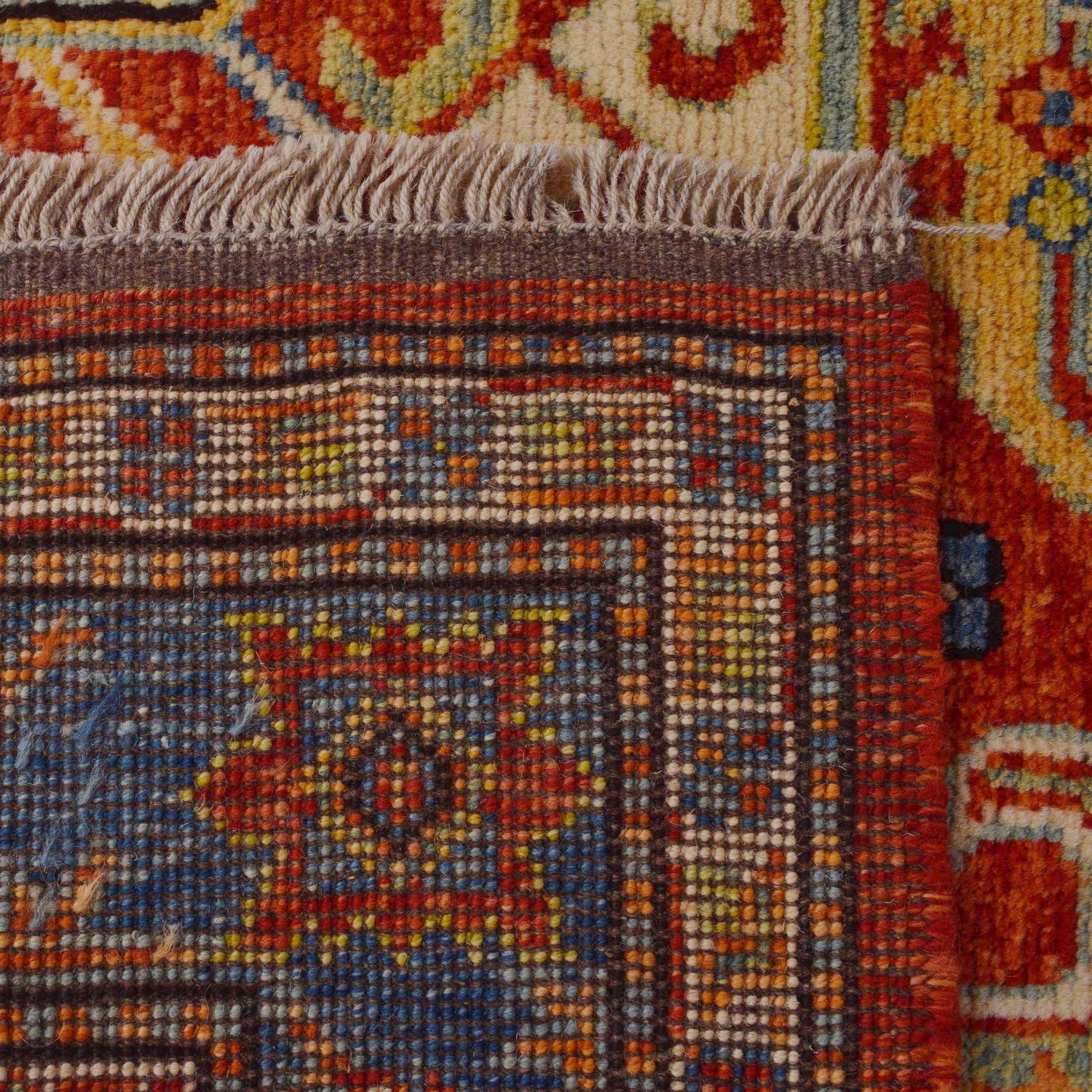 Shirazi Area Rug Handmade Red Medallion 4x7 ft