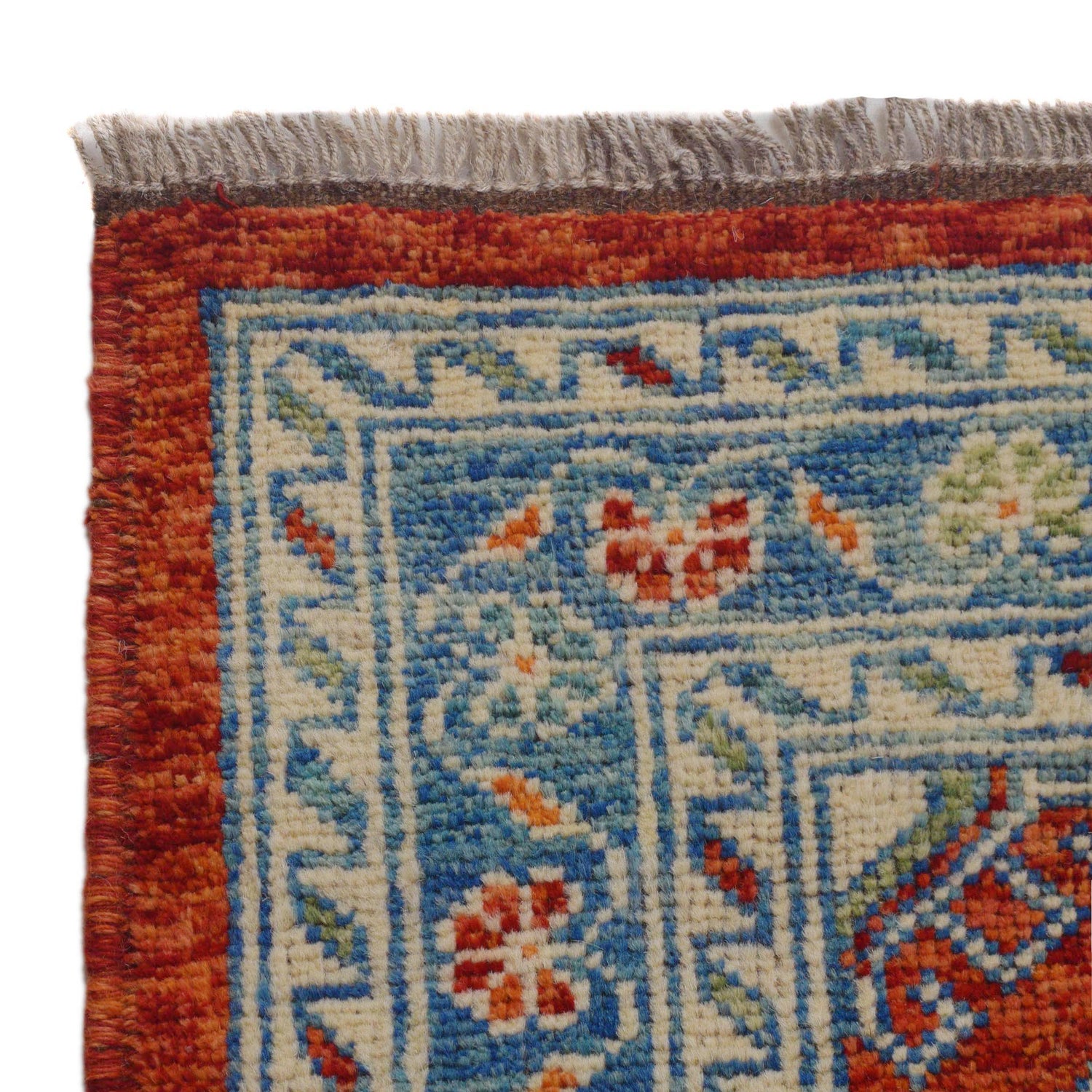 Bokhara Rug Handmade Red Medallion 5x8 ft