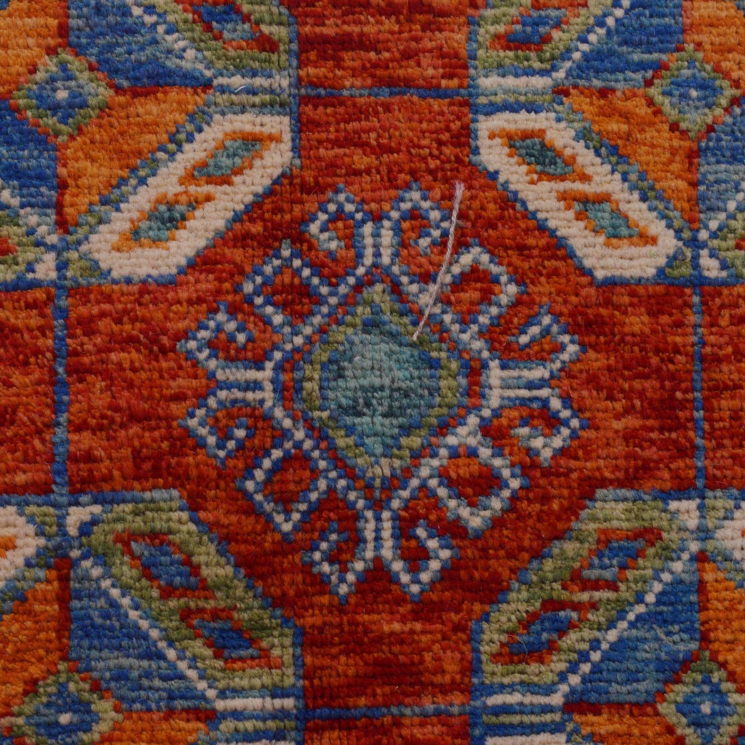 Bokhara Rug Handmade Red Medallion 5x8 ft