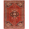 Shirazi Area Rug Handmade Red Medallion 5x8 ft