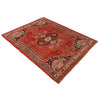 Shirazi Area Rug Handmade Red Medallion 5x8 ft