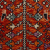 Shirazi Area Rug Handmade Red Medallion 5x8 ft