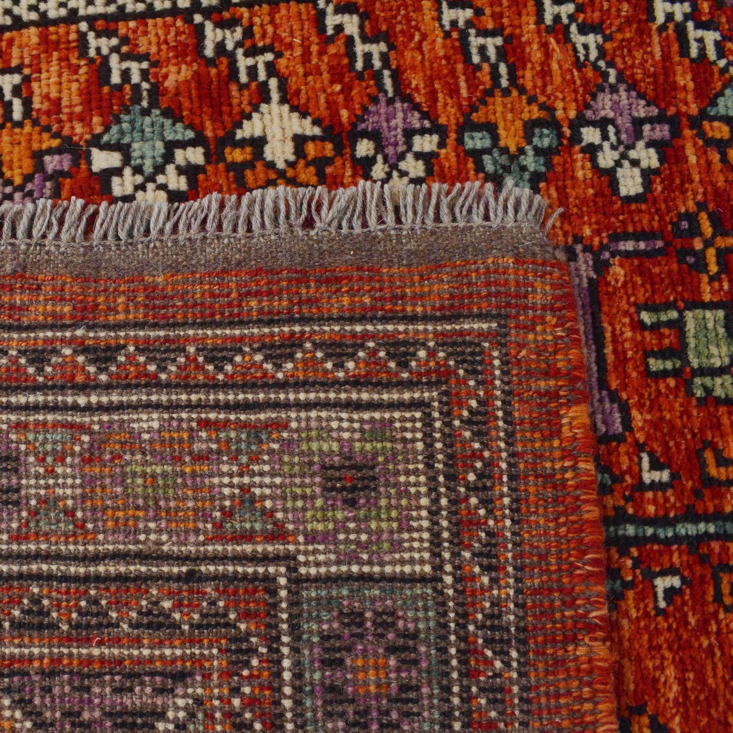 Shirazi Area Rug Handmade Red Medallion 5x8 ft