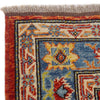 Oushak Area Rug Handmade Red Floral 4x7 ft