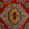Oushak Area Rug Handmade Red Floral 4x7 ft