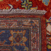 Oushak Area Rug Handmade Red Floral 4x7 ft