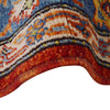 Oushak Area Rug Handmade Red Floral 4x7 ft