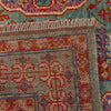 Mamluk Area Rug Handmade Blue Medallion 5x8 ft