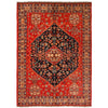 Shirazi Area Rug Handmade Red Medallion 5x8 ft