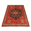 Shirazi Area Rug Handmade Red Medallion 5x8 ft