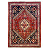 Shirazi Area Rug Handmade Multi Medallion 5x8 ft