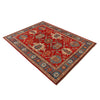 Oushak Area Rug Handmade Red Floral 7x10 ft