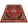 Shirazi Area Rug Handmade Red Medallion 4x7 ft