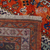 Shirazi Area Rug Handmade Red Medallion 4x7 ft