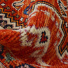 Shirazi Area Rug Handmade Red Medallion 4x7 ft