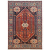 Shirazi Area Rug Handmade Multi Medallion 5x8 ft