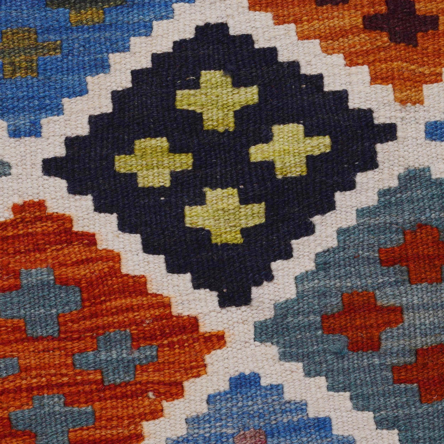 Handmade Multi Kilim Geometric 4x7 ft