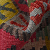 Handmade Multi Kilim Geometric 10' Runner