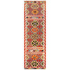 Handmade Multi Kilim Geometric 10' Runner