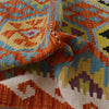Handmade Multi Kilim Geometric 10' Runner