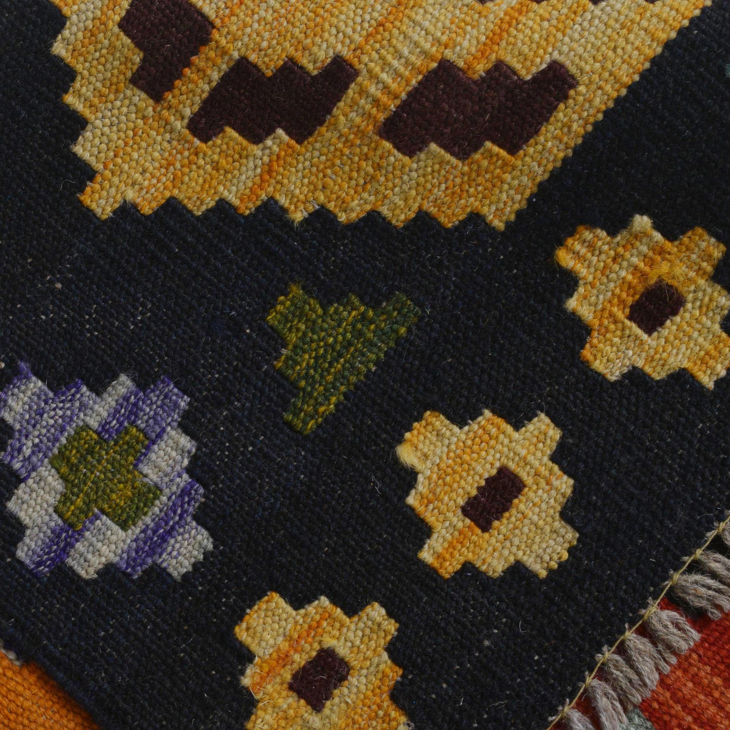 Handmade Multi Kilim Geometric 8x10 ft