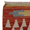 Handmade Multi Kilim Geometric 10' Runner