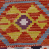 Handmade Multi Kilim Geometric 10' Runner