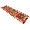 Handmade Multi Kilim Geometric 10' Runner