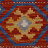 Handmade Multi Kilim Geometric 10' Runner