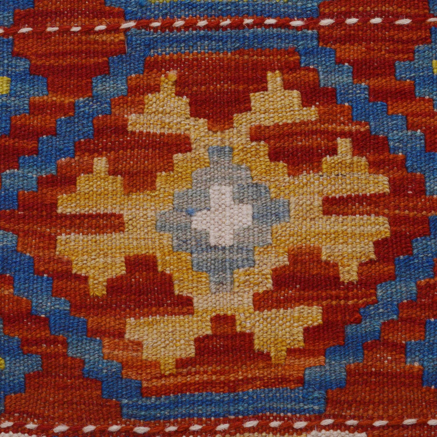 Handmade Multi Kilim Geometric 10' Runner