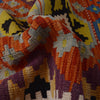 Handmade Multi Kilim Geometric 10' Runner