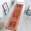 Handmade Multi Kilim Geometric 10' Runner