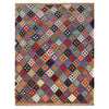 Handmade Multi Kilim Geometric 4x7 ft
