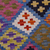 Handmade Multi Kilim Geometric 4x7 ft