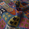 Handmade Multi Kilim Geometric 4x7 ft