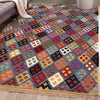 Handmade Multi Kilim Geometric 4x7 ft