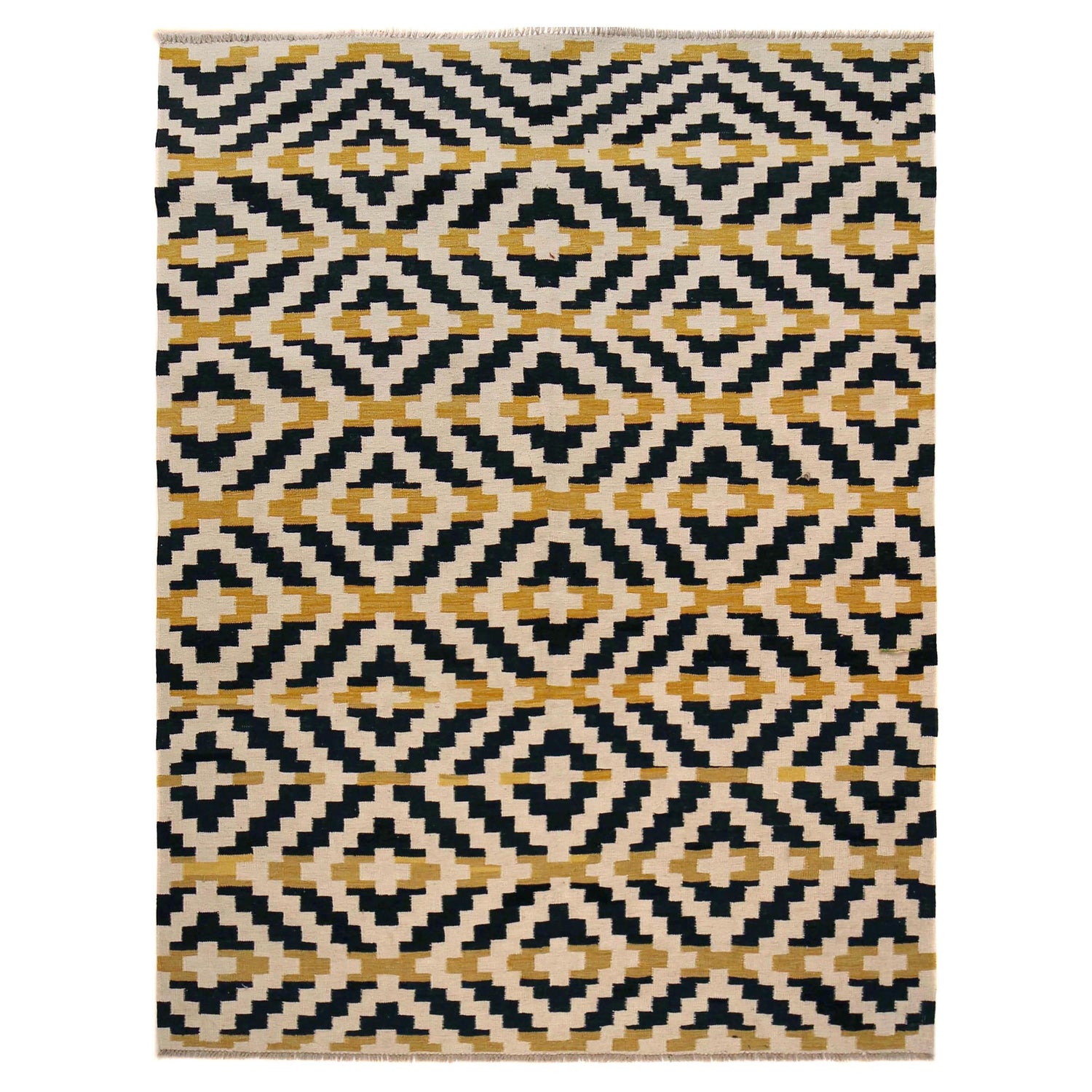 Handmade Multi Kilim Geometric 5x8 ft