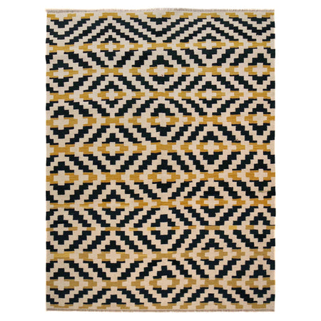 Handmade Multi Kilim Geometric 5x8 ft