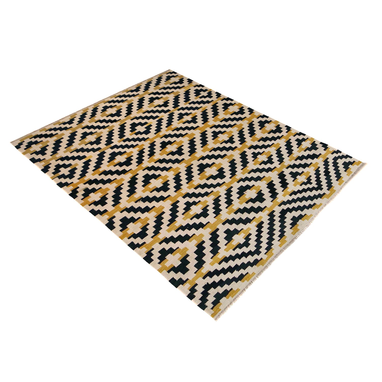 Handmade Multi Kilim Geometric 5x8 ft
