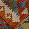 Handmade Multi Kilim Geometric 10' Runner