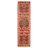 Handmade Multi Kilim Geometric 10' Runner