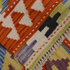Handmade Multi Kilim Geometric 10' Runner