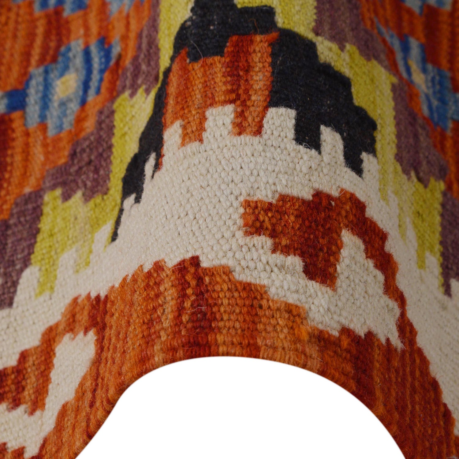 Handmade Multi Kilim Geometric 10' Runner