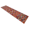 Handmade Multi Kilim Geometric 10' Runner